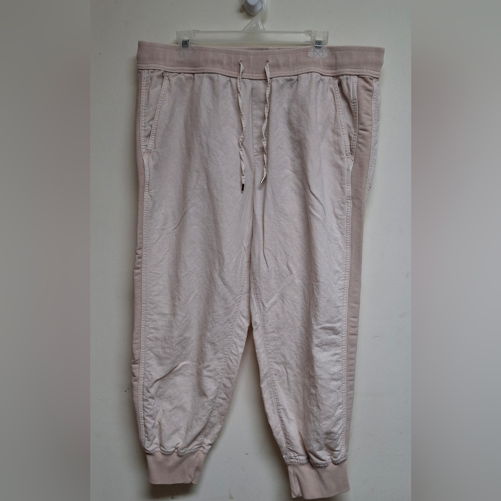 GAP Women's Pale Blush Drawstring Jogger Pants